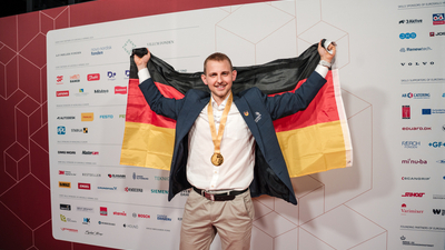 Franz Lehnert holt Gold bei den EuroSkills