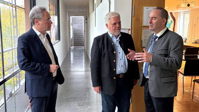 Im Gespräch mit Wirtschaftsminister Aiwanger Im Gespräch mit Wirtschaftsminister Aiwanger