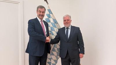 Verbandspräsident Gerhäuser trifft Ministerpräsident Söder Verbandspräsident Gerhäuser trifft Ministerpräsident Söder